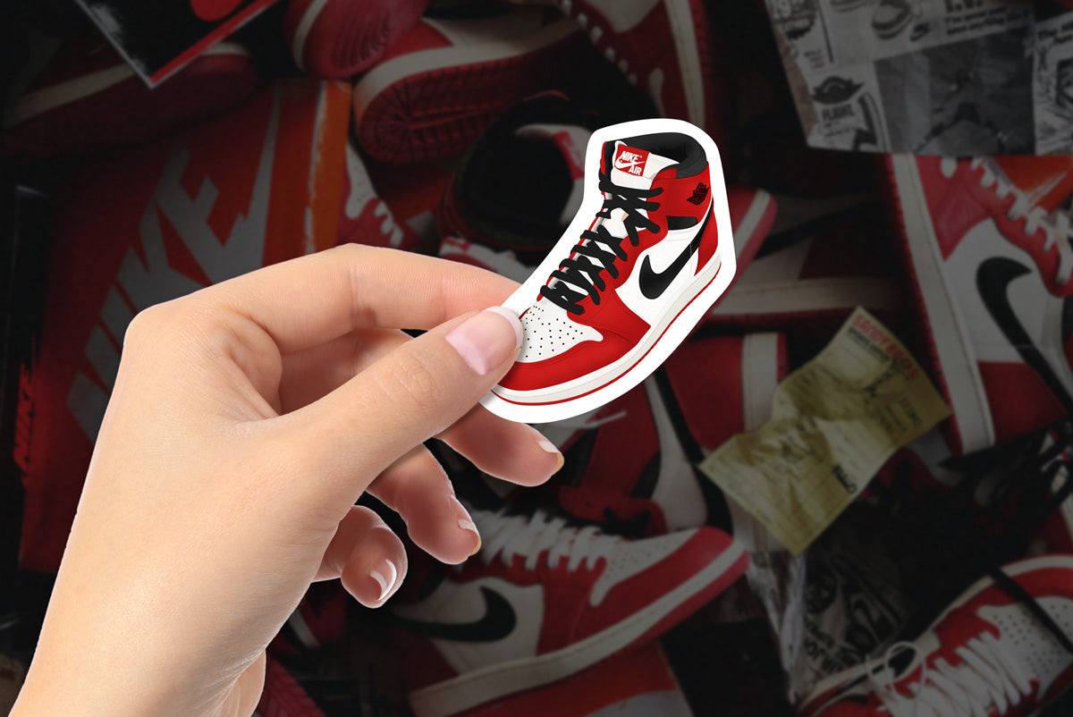 Air Jordan 1 Chicago 'Lost and Found' Sticker | Vectored Studios